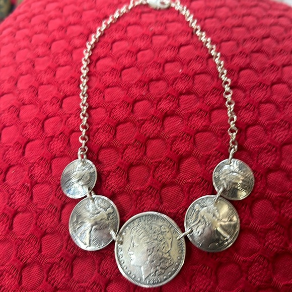 Liberty coin necklace